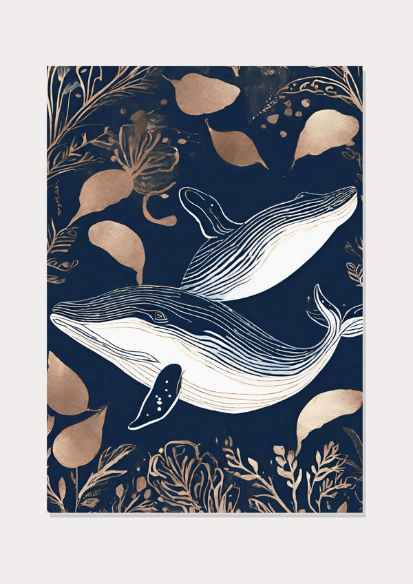 Alliance Blue & Gold Poster  - Wall Art Print