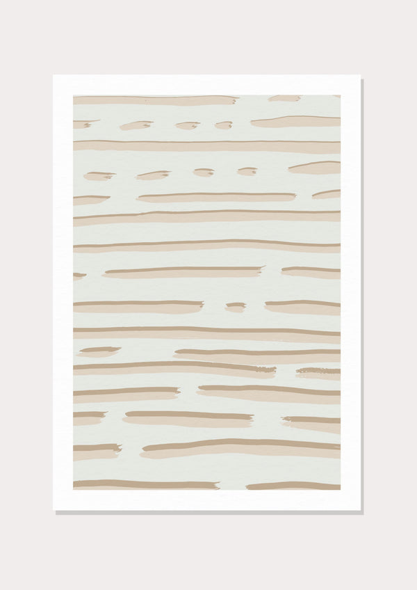 Brown Line Image - Wall Art Print