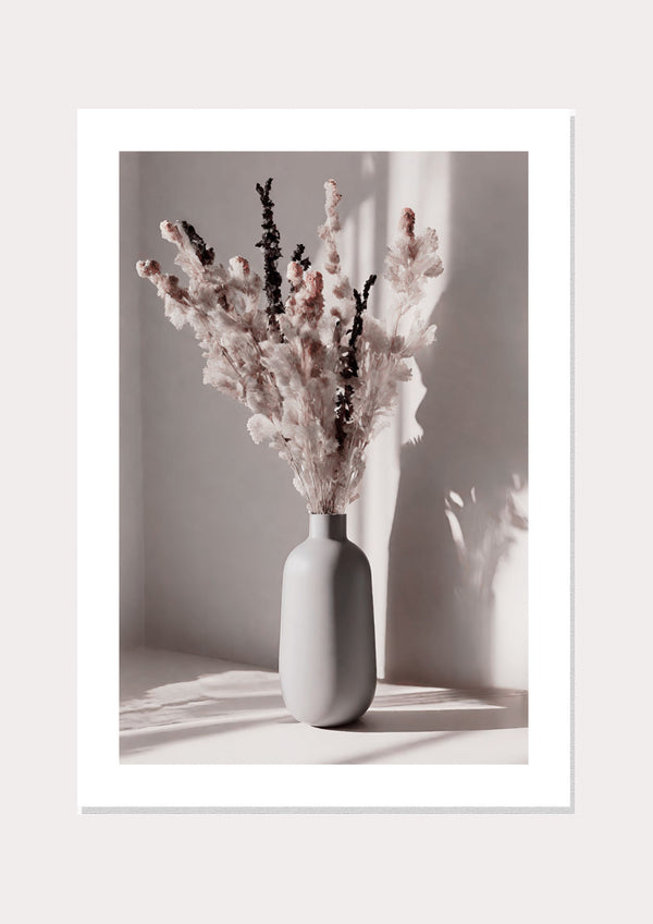 Decorous Dried Flowers Scene Poster - Wall Art Print