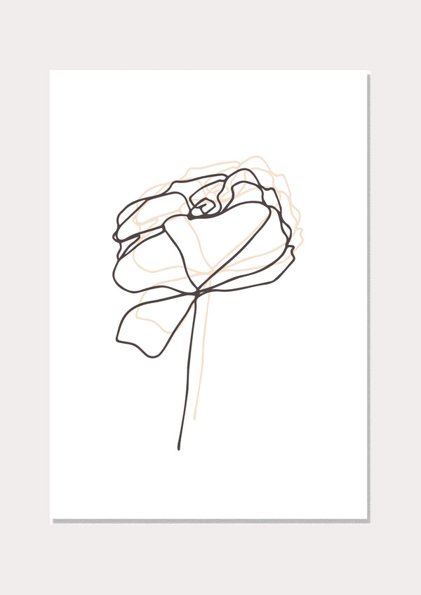 Flower Overshadow - Wall Art Print