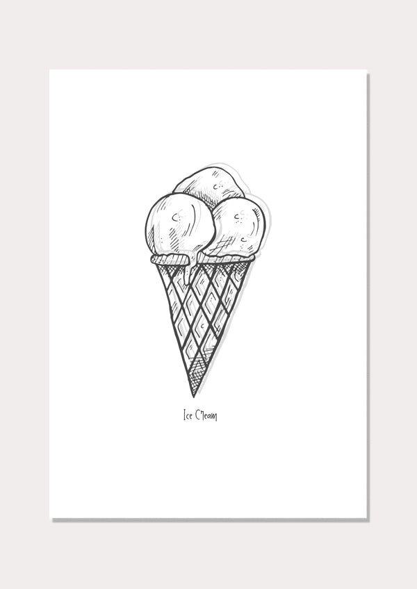 Ice Cream - Wall Art Print