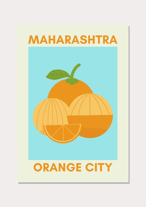 Orange City - Wall Art Print