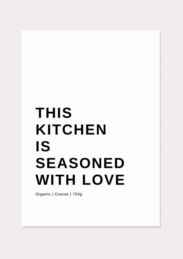 This Kitchen Is Seasoned With Love - Wall Art Print