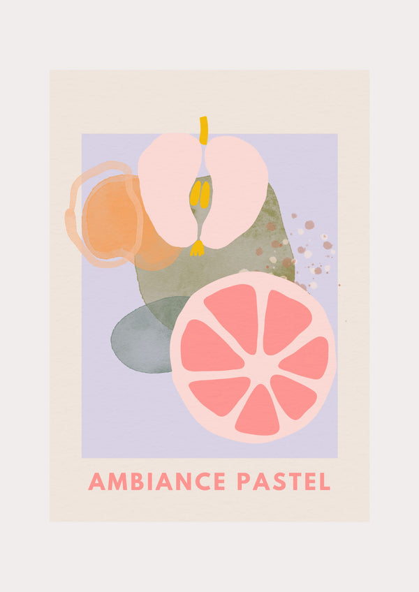 Pastel Abstract - Wall Art Print