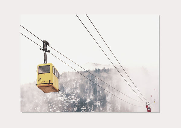 Cable Cart Scene - Wall Art Print