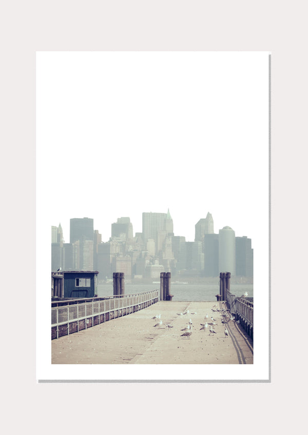 Pier City View - Wall Art Print
