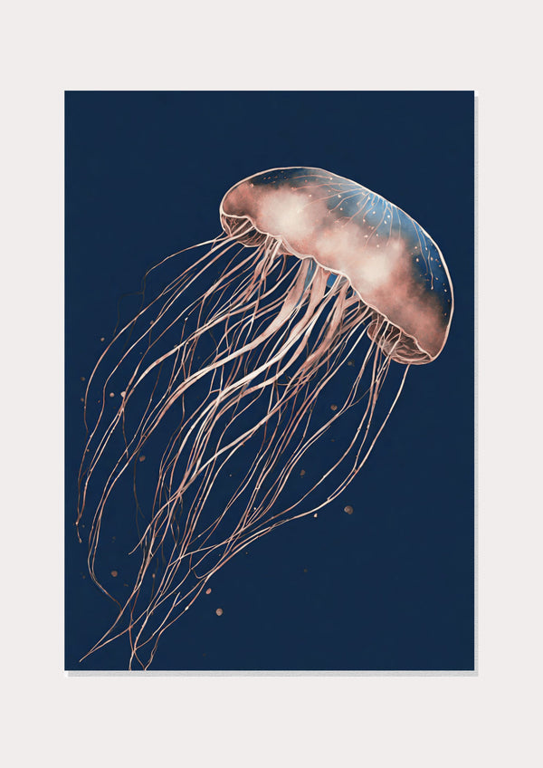Solo Blue & Gold Poster  - Wall Art Print