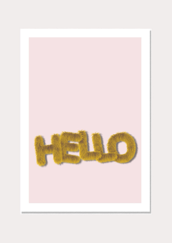 Hello Print - Wall Art Print